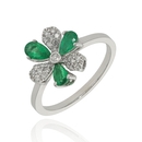 Fehér arany gyűrű 54-es méret - B20454_4I